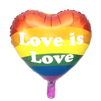 Folienballon Love is Love